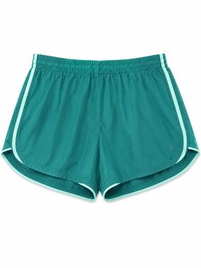 Danskin Now Teal Athletic Shorts with Mint Trim